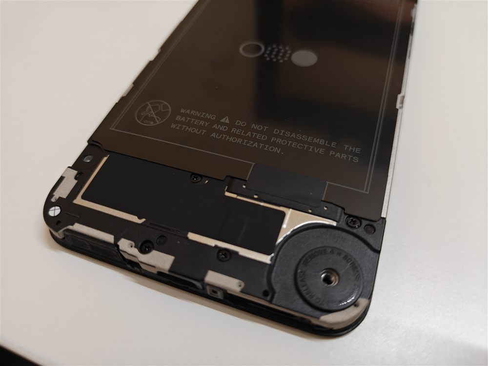 Phone battery ready for replacement